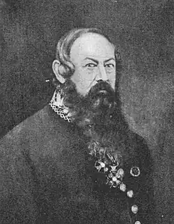 Architekt Ernst Lohrmann (1803 – 1870) in Öl, 1905