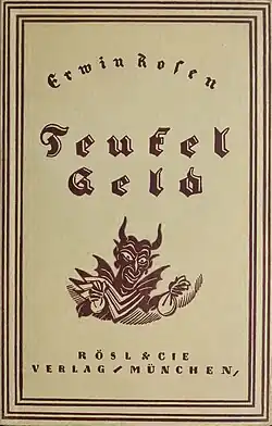 „Teufel Geld“, 1920.