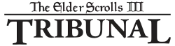 An Elder Scrolls III: Tribunal Logo