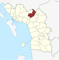 Lage des Vester Nykirke Sogn in der Esbjerg Kommune