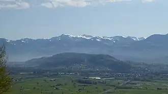 Eschnerberg von Westen (Alter Zoll, Gams)