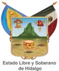 Wappen von Hidalgo Freier und Souveräner Staat Hidalgo Estado Libre y Soberano de Hidalgo