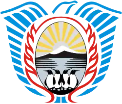 Wappen der Provinz Tierra del Fuego, Antártida e Islas del Atlántico Sur