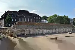 Westliche Wand der ehemaligen Luftschutzanlage östlich der heutigen Haedenkampstraße