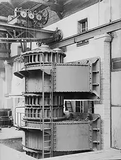 Etagen-Turbine von Bell