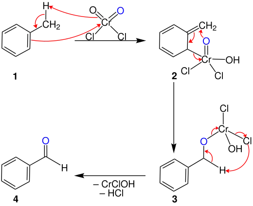 Reaktionsmechanismus der Etard-Reaktion