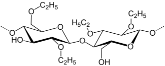 Strukturformel Ethylcellulose