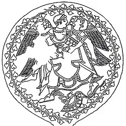 Thesan trägt ihren toten Sohn vom Schlachtfeld (470–460 v. Chr.)