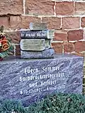 Grab Eugen Sommer (1921–2011), Friedhof Grünstadt, Enkel von Emil Sommer u. letzter Inhaber des Verlagshauses