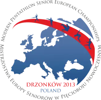 Logo der Europameisterschaften im Modernen Fünfkampf 2013