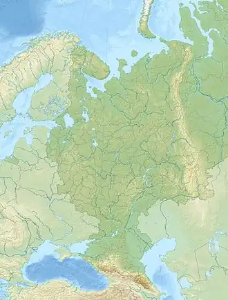 Lokalisierung von Moskau in Russland Europäischer Teil
