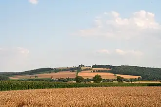Der Euzenberg aus nördlicher Richtung gesehen