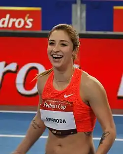 Ewa Swoboda Rang acht in 11,35 s