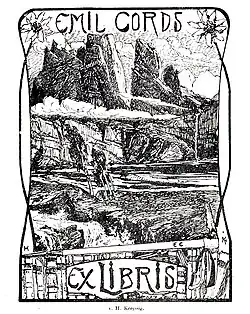 Emil Cords Exlibris (Zeichnung)