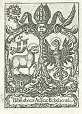 Exlibris für die Bischöfliche Hofbibliothek Brixen, um 1580