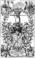 Exlibris des Ratsherrn Johann Wilhelm Kress von Kressenstein († 1657/58)