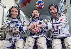 Kjell Lindgren, Oleg Kononenko, Kimiya Yui