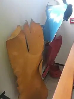 Explodierte Gasflaschen in einer Feuerwehrschule in München.