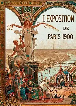 Plakat zur Weltausstellung Paris 1900