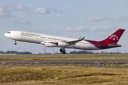 Airbus A340-300 der Air Madagascar