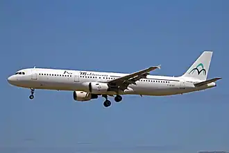 Ein Airbus A321 der Air Méditerranée