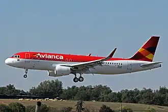 Airbus A320 der Avianca Brasil