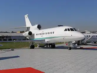 Falcon 900EX auf der Farnborough International Airshow