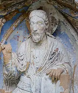 Christus im Tympanon des Westportals