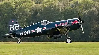 Vought F4U-4 Corsair beim Oldtimer Fliegertreffen Hahnweide 2013