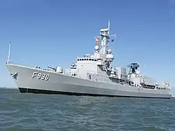 Die belgische Fregatte Leopold I