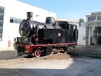 Lokomotive Nr: 421 der Ferrovie Appulo Lucane (FAL) in Bari