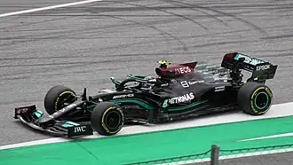 Bottas im Mercedes F1 W12 E Performance beim Österreich-GP