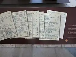 Aufzeichnungen über die Erschießungen