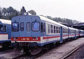 ALn 663 in der ursprünglichen Lackierung