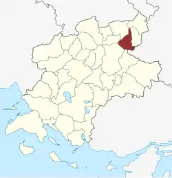 Lage des Søllinge Sogn in der Faaborg-Midtfyn Kommune