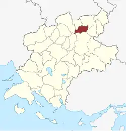 Lage des Sønder Højrup Sogn in der Faaborg-Midtfyn Kommune