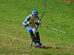 Fabrizio Rottigni im Weltcup-Slalom von Faistenau im August 2010