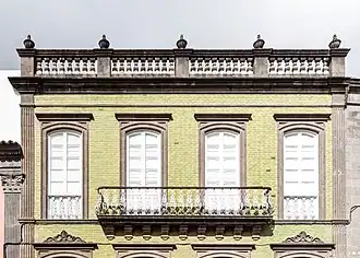 Hausfassade, Calle Real de la Plaza