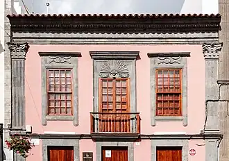 Hausfassade, Calle Real de la Plaza