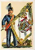 2. Grenadier-Regiment Nr. 101 „Kaiser Wilhelm, König von Preußen“ 1. Bataillon, Vorderseite
