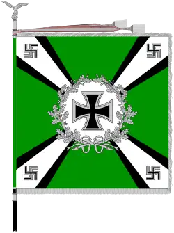 Mutmaßliche Fahne des III. Bataillon des FJR1 (Linke Seite)