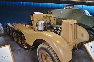 Sd.Kfz. 11 Fahrgestell in der Wehrtechnischen Studiensammlung Koblenz