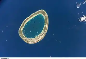 NASA-Bild von Fakahina