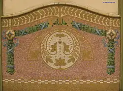 Sockelmosaik von Lluís Bru i Salelles