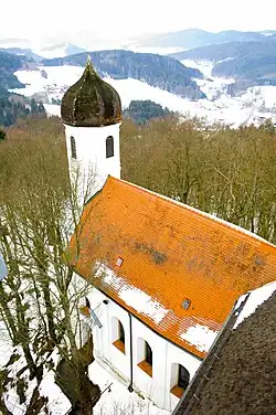 Blick auf die Burgkirche