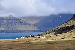 Hellurnar von weitem gesehen