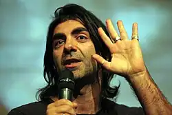 Regisseur Fatih Akin und sein Kameramann Rainer Klausmann beim Manaki Brüder Festival in Bitola im September 2019