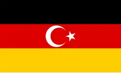 Deutsch-Türkische Flagge
