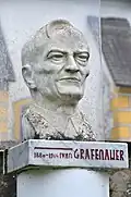 Büste des Ivan Grafenauer im Kulturpark Suetschach (Kärnten)