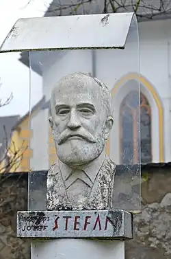 Büste des Jožef Štefan im Kulturpark Suetschach (Kärnten)